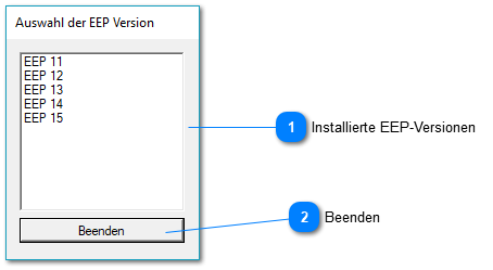 Auswahl der EEP Version